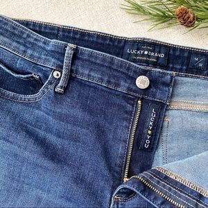 Lucky Brand Ava Skinny Fit Jeans Dark Blue Stretch